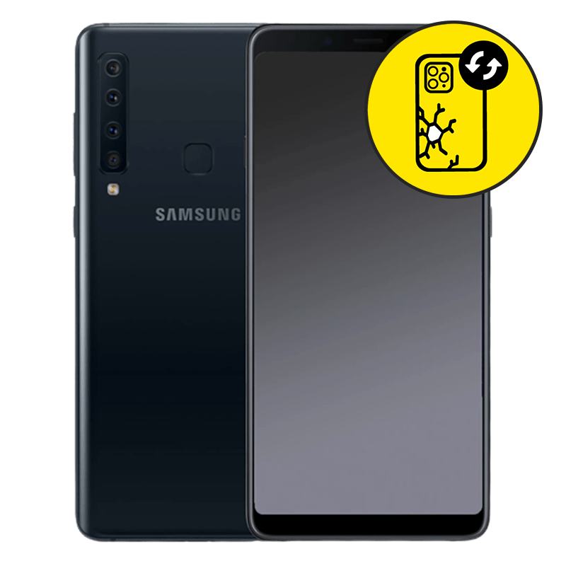 Samsung A9 2018 Black Back Glass Replacement