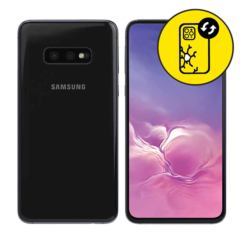 Samsung Galaxy S10E Black Back Glass Replacement