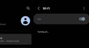 Samsung Z Fold 3 Wifi unable to turn on